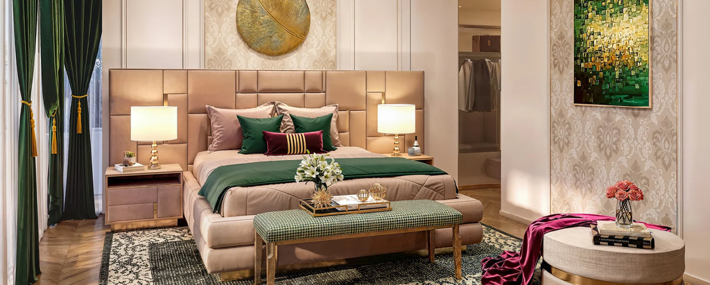 Illustrative bedroom interior for the Azizi Florence townhouse listing